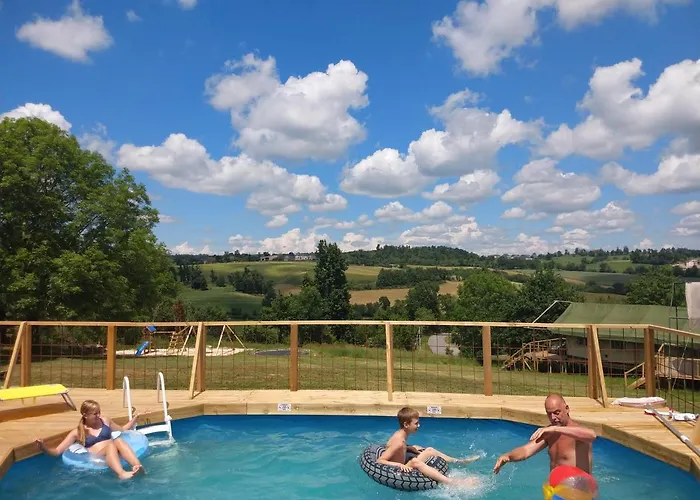 Hotel Lézard Luxe Safaritentent Met Privé Badkamer En Zwembad